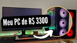 Montei meu PC do Aliexpress de 3300 - Roda tudo e faz lives