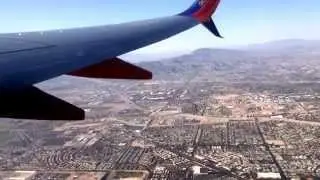 Southwest 737-800 with Scimitar Winglets Departure KLAS/LAS 01R