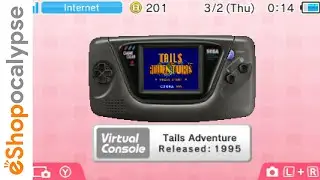 Tails Adventure (Game Gear) for 3DS Virtual Console (eShopocalypse)