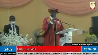 EKITI STATE UNIVERSITY 24TH CONVOCATION LECTURE