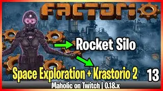 ⚙️Factorio ➡️Rocket Silo✅➡️Space Exploration + Krastorio 2 🏭⚙️| Gameplay