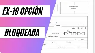 ex19 modelo de tarjeta de residencia familiar extranjeria no se puede seleccionar?