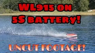 18V+ WL915 running 5S battery on stock motor+esc !