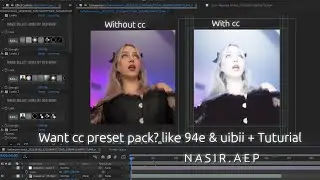 After effects CC tuturial like 94e & uibii + preset pack