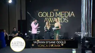 YAŞAYAN EFSANE ÖDÜLÜ | YONCA EVCİMİK  | International Gold Media Awards | Enes Furkan Bilgiçli