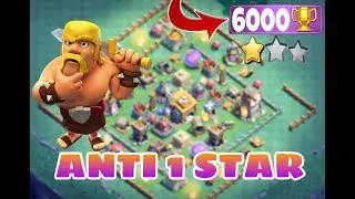 EASY PUSH +6000!!(BH7)⚔ Builder Hall 7 Base W/PROOF Anti 1 Star Trophy Base Layout with Replay 2017