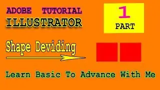 Adobe Illustrator Deviding Shaape Tutorials
