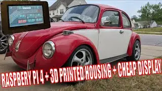 DIY Digital Dash for the Turbo Bug  --1973 VW Super Beetle Subaru Swap