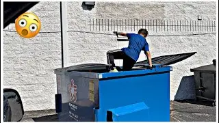 DUMPSTER DIVING - THEY SAID WE COULD TAKE IT!