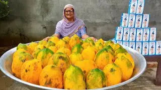 PAPAYA SHAKE RECIPE BY MY GRANNY | MILKSHAKE RECIPE | SHAKE | SUMMER DRINKS | ICE CREAM SHAKE
