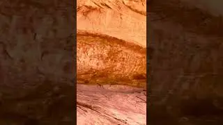 Petroglyphs and mesmerizing Canyon de Chelly National Monument with Navajo Flute in Background