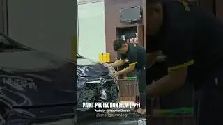 Paint Protection Film (PPF) apply on headlamp. Audio by @HasbullahSyarah #ppf
