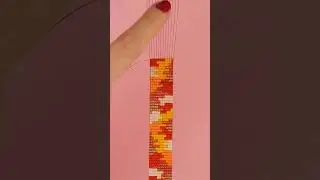 Un bracelet miyuki fait au métier à tisser !  #bijouxfaitsmain  #bracelet  #miyuki  #diy  #perles