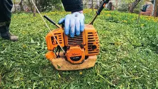 ✅ I clean and mow the grass in the yard POV