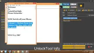 VIVO Y15 (1901) SCREEN LOCK AND FRP BYPASS 100% DONE WITH UNLOCK TOOL | UNLOCKTOOL INFO