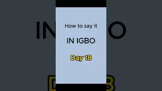 How to say (I don’t get it) in Igbo 🤷🤷‍♀️🤷🏽‍♂️ #igbo #learnigbo #igboamaka