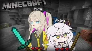 Zeca and Akira PLAY MINECRAFT (Funny Clips) 💥