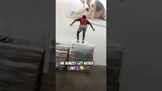 Backflips in Walmart😈😭 #fyp #backflip #viral #trending #noway #aijon #2k #flips #running #travel