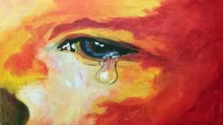 How to paint a Realistic Eye in acrylic