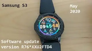 Samsung Gear S3 software update (R76*XXU2FTD4)