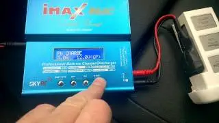 Charge DJI Phantom 2 battery in car using LiPo charger and custom cable