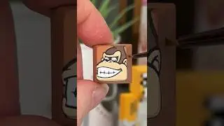 Painting DONKEY KONG on the letter D of my keyboard! 🐵
