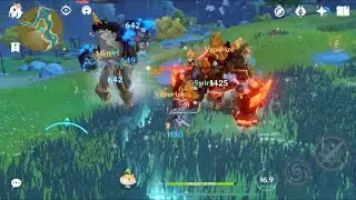 GENSHIN IMPACT Vishaps & Where to Find Them Day 2 210306 - Kill 2 Geovishaps & Send team Expeditions