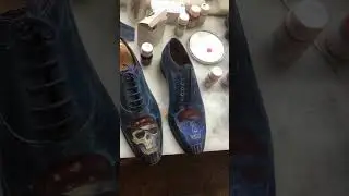 Ручная роспись обуви художником от inbespoke.ru
