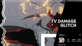 TV DAMAGE GLITCH ON ALIGHTMOTION😈🥶 | ALIGHT MOTION TUTORIAL