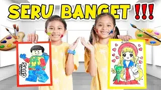 ALUNA AND AMANDA PAINTING COMPETITION!! WHO IS THE BEST?