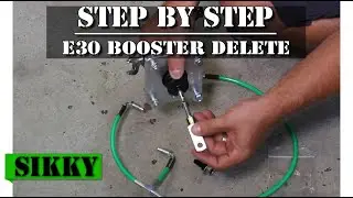 E30 Brake Booster Delete Kit Install | SIKKY Manufacturing
