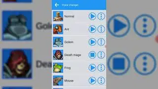 Voice changer & sound effects. Android application by NastjaDev.