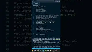 How to create Tuples in python || Why tuple is immutable in python || tuples in python ||How to loop