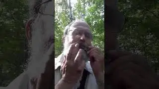 Рассыпаем звуки в утреннем воздухе летнего парка с варганом Олега Щипанова