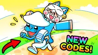 Roblox Smurf Cat Race! (SECRET CODES!!)