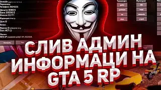 СЛИВ АДМИН ИНФОРМАЦИИ GTA 5 RP! ОТКРОВЕННОЕ ИНТЕРВЬЮ АДМИНИСТРАТОРА!