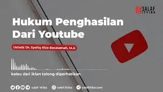 HUKUM PENGHASILAN DARI YOUTUBE || Audio Poster - Surabaya Mengaji
