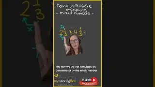 How to multiply mixed fractions with converting mixed numbers to improper fractions #math #mathhelp