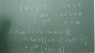 Session 13: Unit Step function examples and how to express a function in terms of unit step function