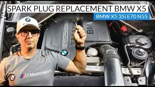 Spark Plug Replacement BMW X5 | Spark Plug Replacement X5 E70 N55 DIY Tutorial