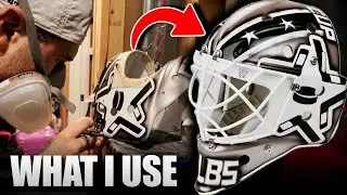 How To Paint a Goalie Mask At Home // Everything I Use