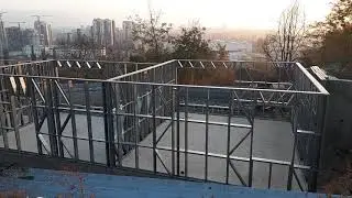Монтаж каркасного дома из ЛСТК ЗА 11 ДНЕЙ