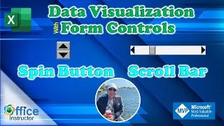 Scroll Bar and Spin Button for a Dynamic Excel Chart