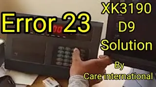 XK3190 D9 Indicator Error 23 Solution | Fixing Error 23 on Weighing Scale Display