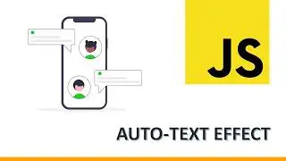 Typewriting effect with JavaScript Tutorial