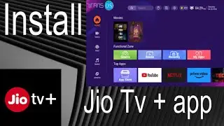 How to install | jio Tv Plus app | for | Android Tv |