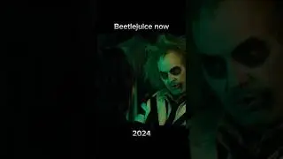 Beetlejuice then vs now #nostalgia #beetlejuice2 #2024