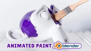 Blender Tutorial - How to use Animated Dynamic Paint