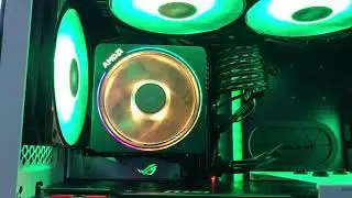 AMD Wraith Prism lighting effects using Coolermaster software