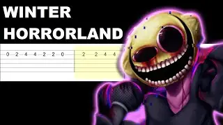 Friday Night Funkin - Winter Horrorland (Easy Guitar Tabs Tutorial)